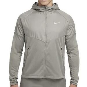 Nike Sphere Miler Men’s Size XL Repel Dark Stucco Silver Running Jacket